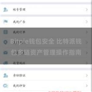 Bitpie钱包安全 比特派钱包多链资产管理操作指南