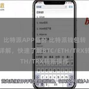 比特派APP备份 比特派钱包转账教程详解，快速了解BTC/ETH/TRX转账操作