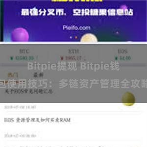 Bitpie提现 Bitpie钱包使用技巧：多链资产管理全攻略