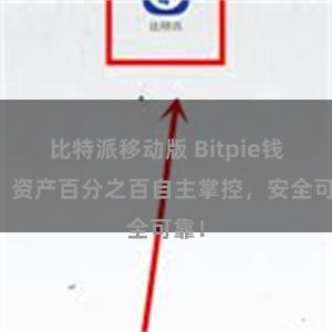 比特派移动版 Bitpie钱包：资产百分之百自主掌控，安全可靠！