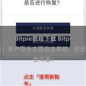 Bitpie教程下载 Bitpie钱包：资产百分之百自主掌控，安全可靠！