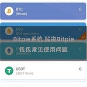 Bitpie系统 解决Bitpie钱包常见使用问题