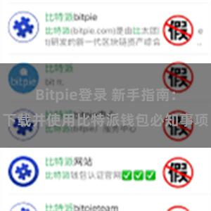 Bitpie登录 新手指南：下载并使用比特派钱包必知事项