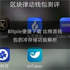 Bitpie便捷下载 比特派钱包的冷存储功能解析